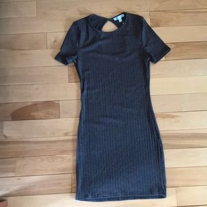 Grey knit ladies dress, size small